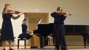 12.Лилия Братан,Таисия Конобеева - скрипка, Ульяна Кудашова - фортепиано - Непрерывное движение