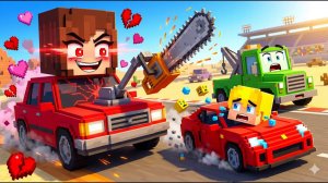 ДЖЕЙ ДЖЕЙ и МАЙКИ против ПСИХОВАННОЙ МАШИНЫ! 🪚