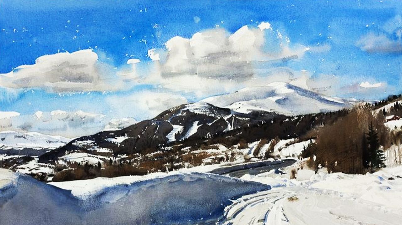 Акварельные пейзажи художника Станислава Золадза