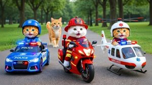 Мама-Кошка Подстригает мех на ферме и Шьет Тигровую шапочку Для Котят Дома🐾🎩🐯