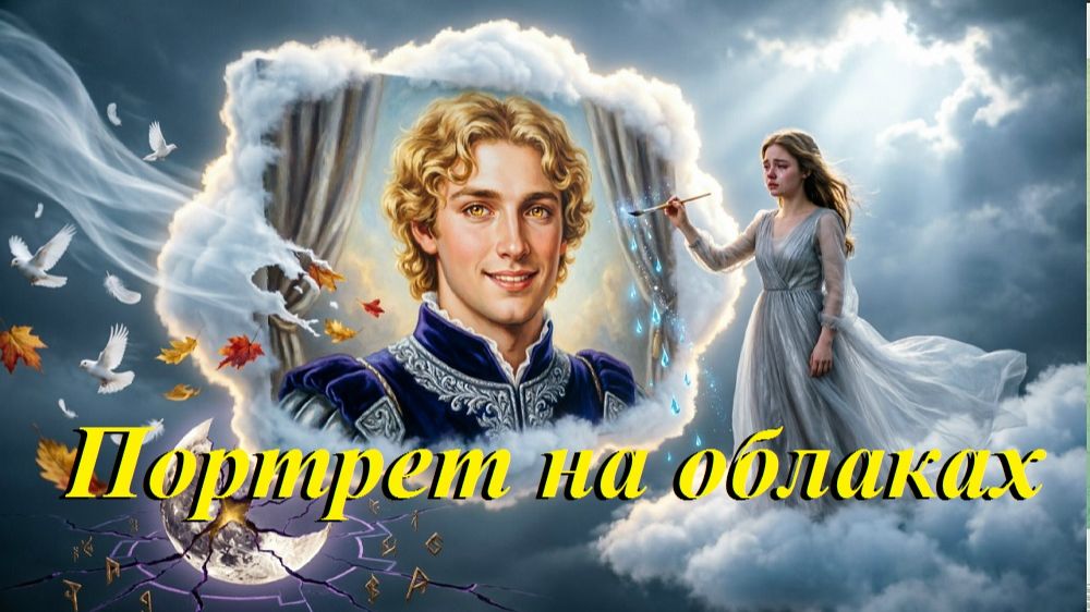 Портрет на облаках AI Suno
