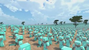 500000 СТИВОВ против 50000 АЛМАЗНЫХ СТИВОВ. Симулятор Эпической битвы