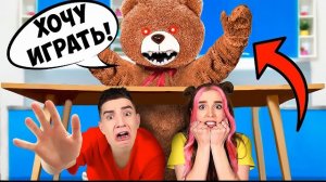 Плюшевый МИШКА стал ЖИВЫМ ! Влад Бумага А4 Видео Влада Влад а4 Бумага а4 А 4