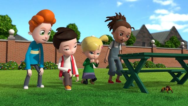 Super Minds1 (2nd.ed)- Unit 3- Pet Show- Video Story- The Spider - I Like Spiders. They Are Great!