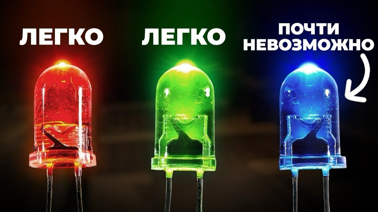 Почти невозможно: как изобрели синий светодиод Veritasium