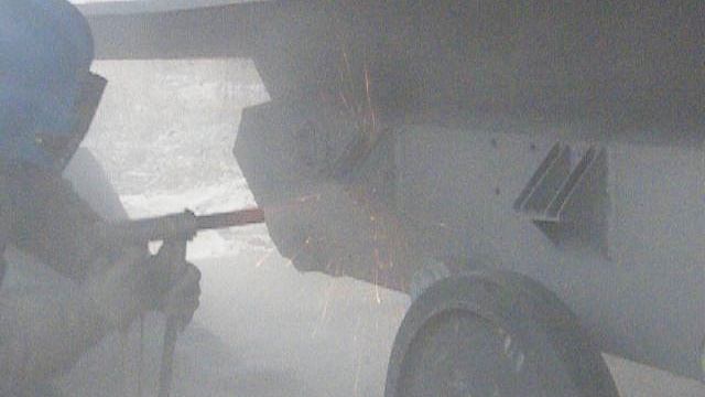 Пескоструйная газодинамическая очистка