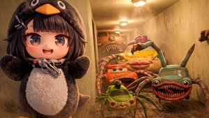 Гугу-гага Пингвин ПРОТИВ Поедателей Машин,Руми, Хамуд в Garry`s Mod