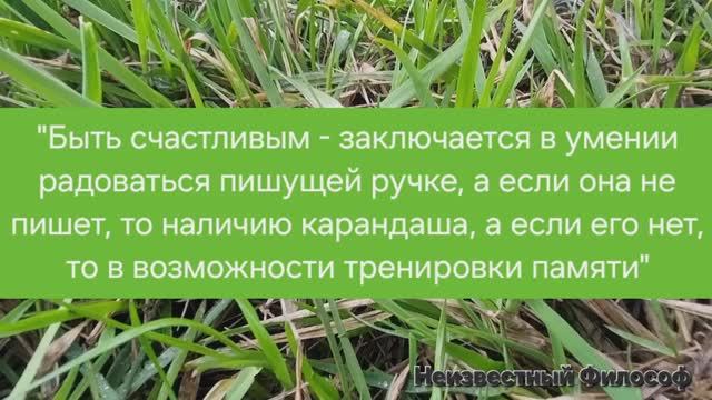 Умение быть счастливым
