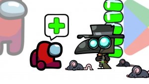 Амонгус ПРОТИВ Персонажей Рекламы Google Play