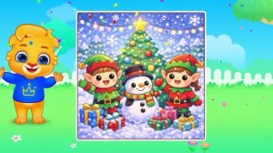 Детский развивающий мультфильм, головоломка-пазлы.