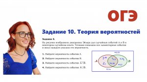 ОГЭ 2026. Задание 10. Теория вероятностей. Урок 12. Диаграмма Эйлера