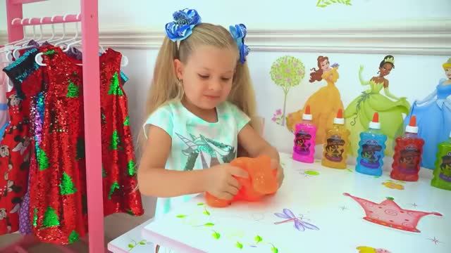 Диана и Рома - смешные истории со слаймами