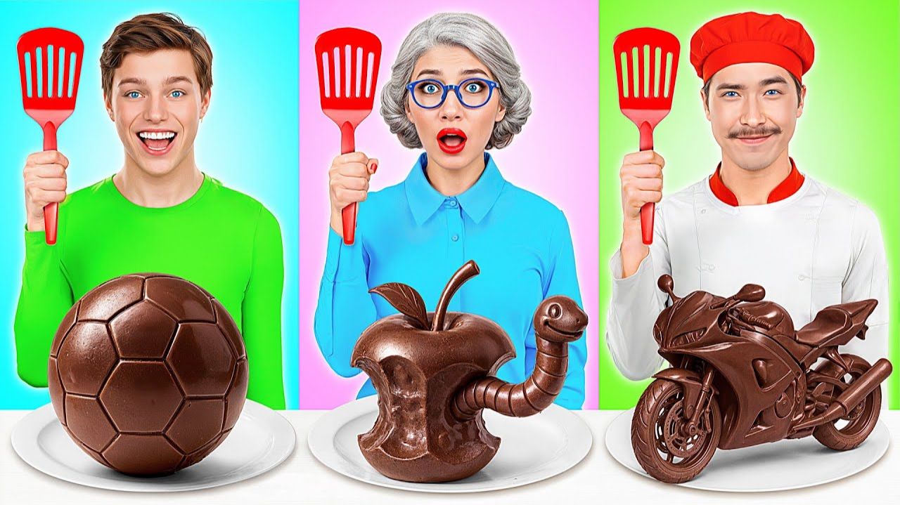 Кулинарный Челлендж Я против Бабушки  Потрясающие Кулинарные Рецепты