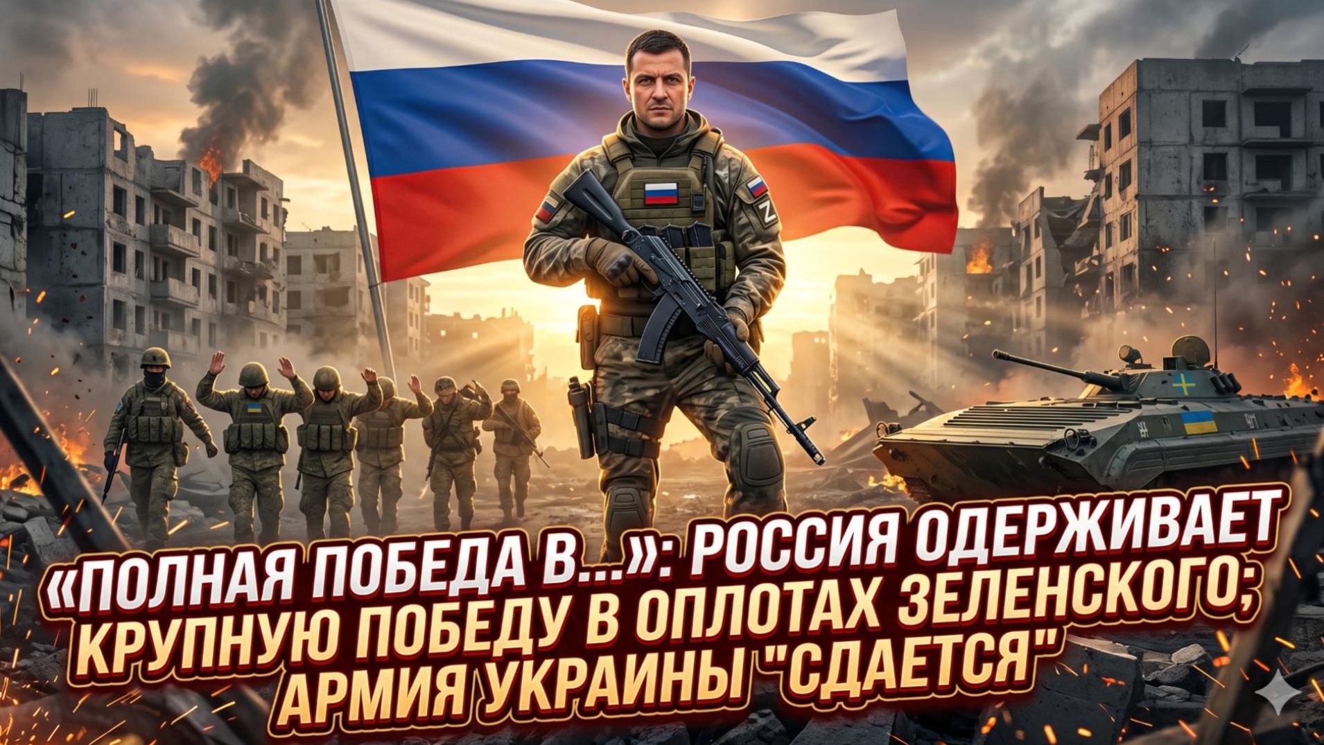 🤝 «Полная победа над…»: Зеленский теряет крепости, а ВСУ массово сдаются