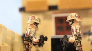 ЛЕГО ВОЙНА В ИРАКЕ - мультик, 9 серия (Долгая дорога домой) Lego modern warfare stop motion