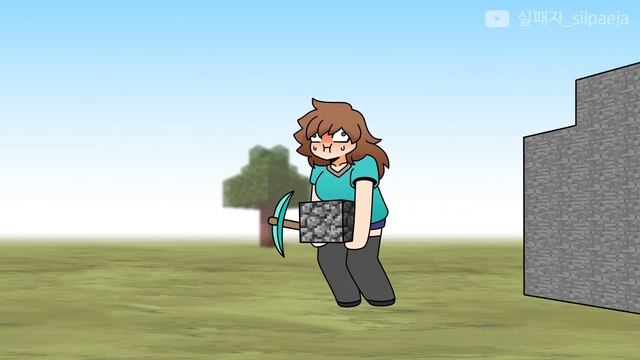 Стив стал женщиной?!  Майнкрафт аниме