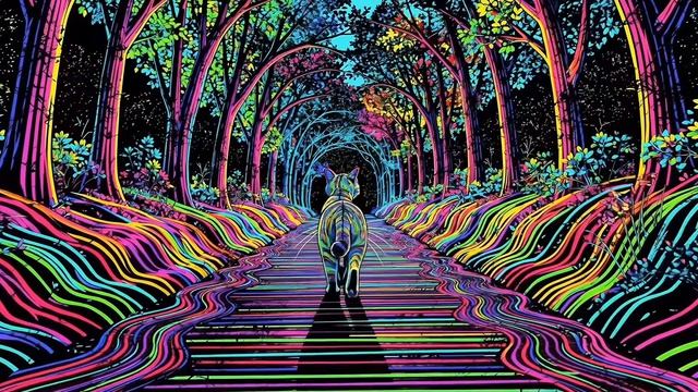 The Feline Wanderer ⧸⧸ Deep & Psychedelic Minimal Techno Journey for Flow State
