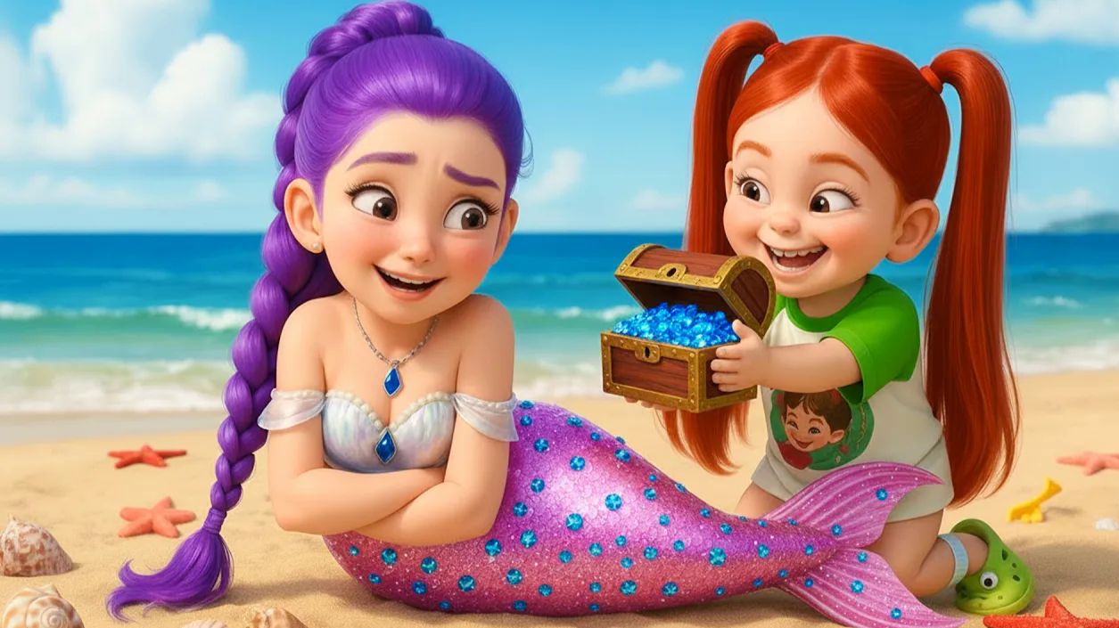  Мира спасает русалку Руми   Что внутри волшебного сокровища