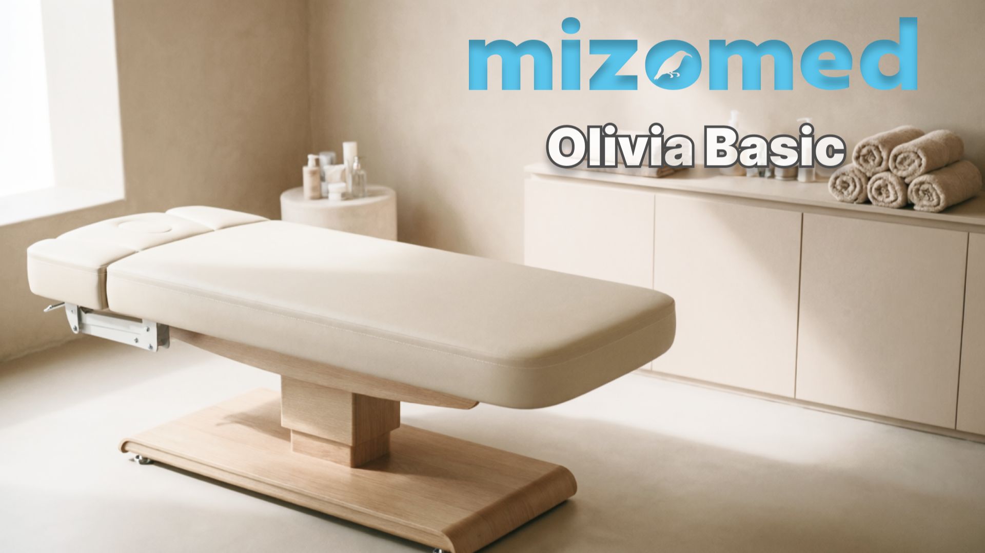 Электрический стационарный массажный стол Mizomed Olivia Basic