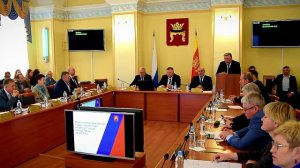 Глава Твери Алексей Огоньков выступил на заседании Тверской городской Думы