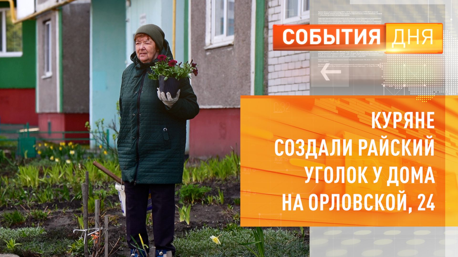 Куряне создали райский уголок у дома на Орловской 24