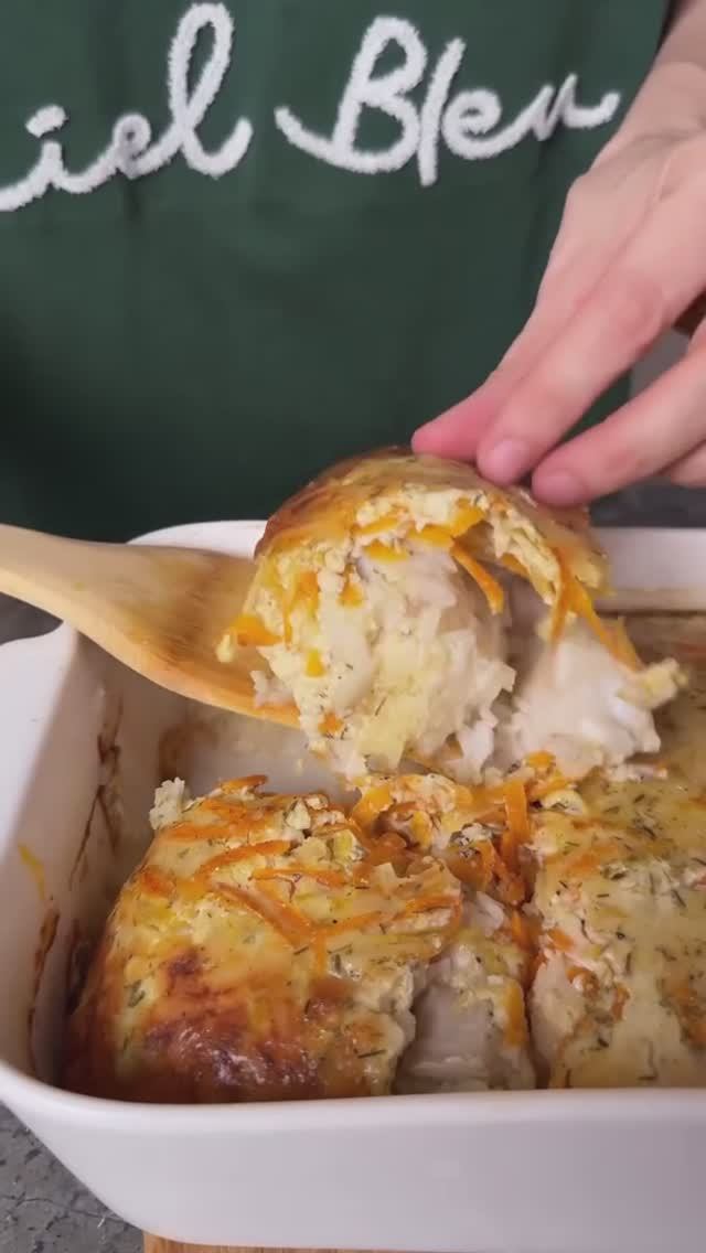 Рыба с рисом в духовке.