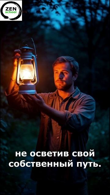 Невозможно зажечь фонарь другому не осветив свой собственный путь.