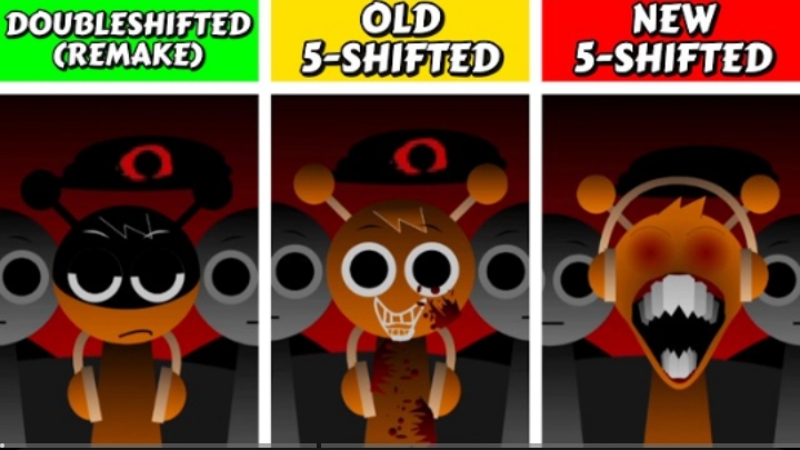 Sprunki Doublshifted - Rameke VS Old 5-shifted VS New 5-shifted: Какой из Них Круче?