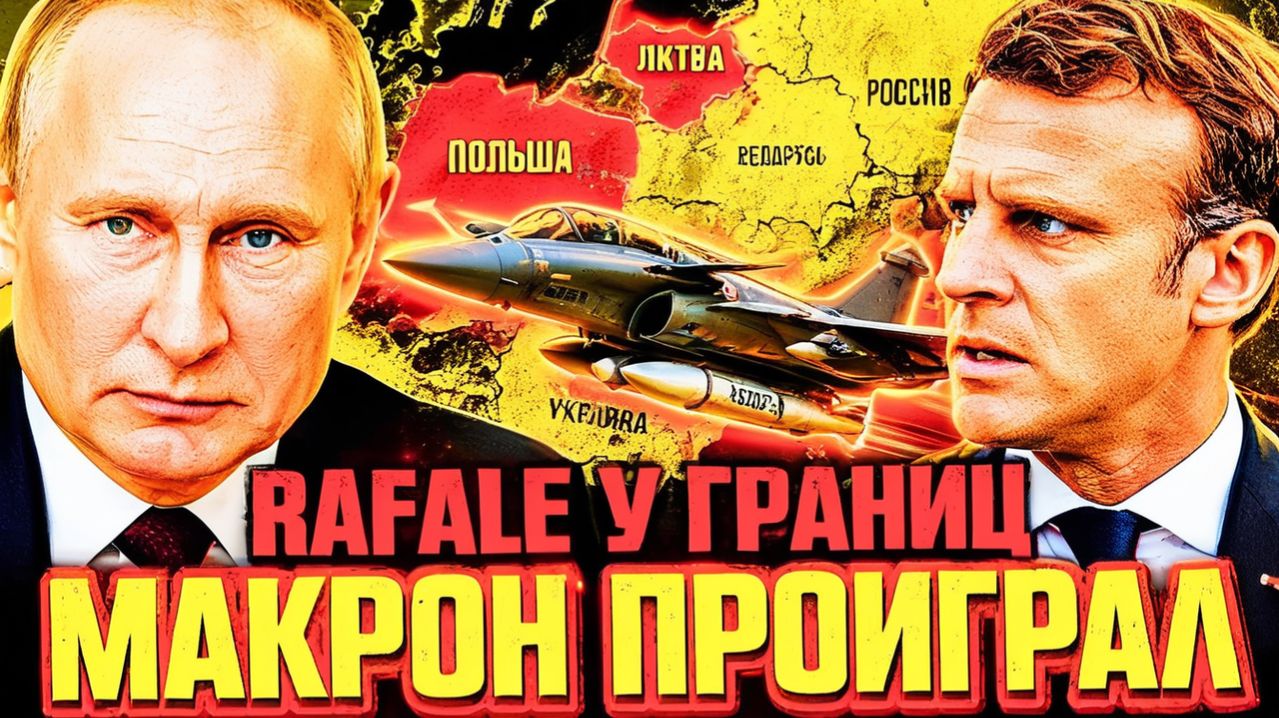 ФРАНЦУЗСКИЕ ЯДЕРНЫЕ ИСТРЕБИТЕЛИ У ГРАНИЦ РОССИИ! КАКОЙ БУДЕТ ОТВЕТ