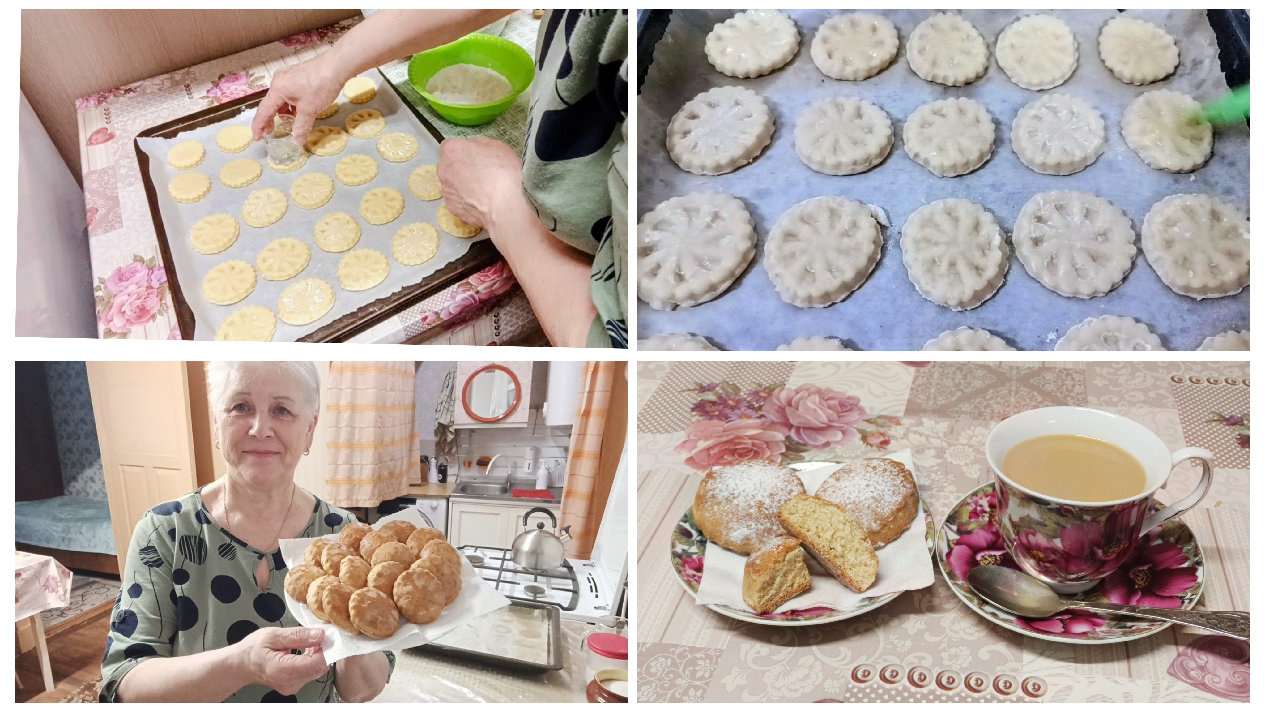 "Жизнь на пенсии".. Чтобы йогурт не испортился, испекла вкусное печенье🍪.