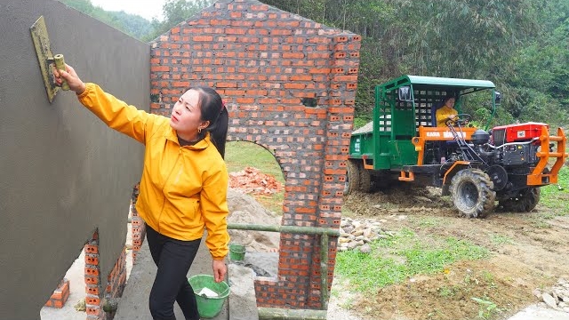Покупаю и перевожу строительные материалы грузовиком. Штукатурю стены. Серия 63. Се
