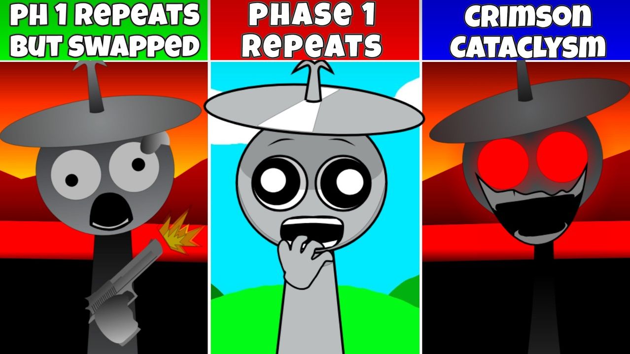 INCREDIBOX SPRUNKI: ФАЗА 1  ПОВТОРЯЕТ CRIMSON CATACLYSM  И ФАЗУ 1  В ФАН-МОДЕ! 