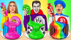 Кулинарный Челлендж# Я против Вампира # Смешные Cитуации от Jelly DO Challenge