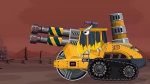 MOST POWERFUL MONSTERS   SUMMARY OF MATCHES OF MONSTER TRUCK VS M270   cartoon about tank