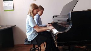 Дуэт Петрищева Мария-Горюнов Никита Обр. Е.Камальковой РНП «Неделька»