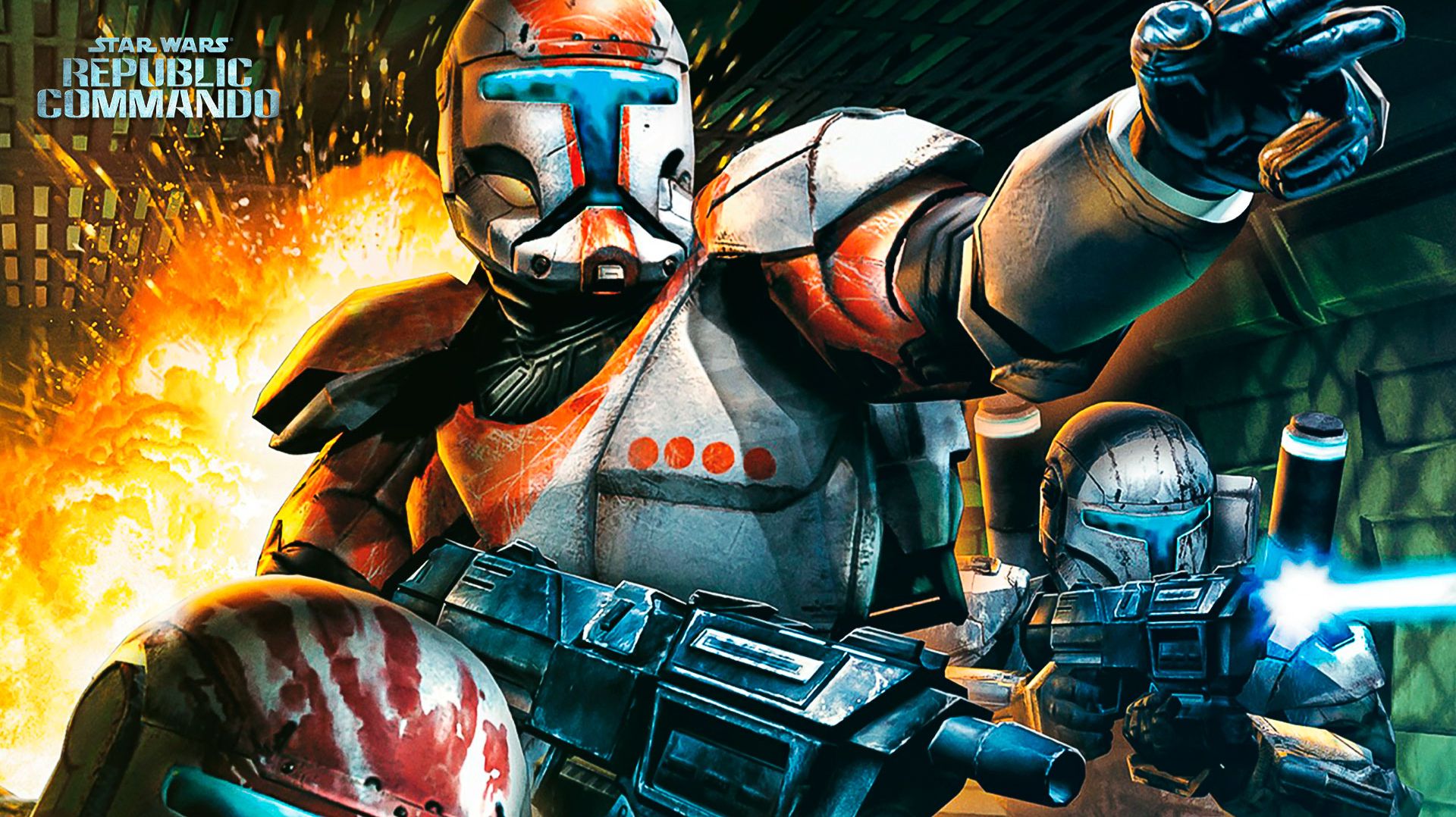 3 Клоны на стриме. Star Wars: Republic Commando