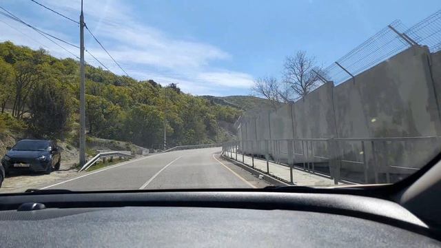 Красивая дорога из г.Анапа в с.Сукко и с.Большой Утриш.