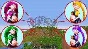 Я Нашел ВСЕХ Новых БЕРЕМЕННЫХ Сестёр Близняшек Лили Ловербрейдс в Minecraft PE Poppy Playtime 5