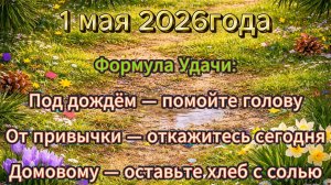 Народные приметы на 1 мая 2026 года