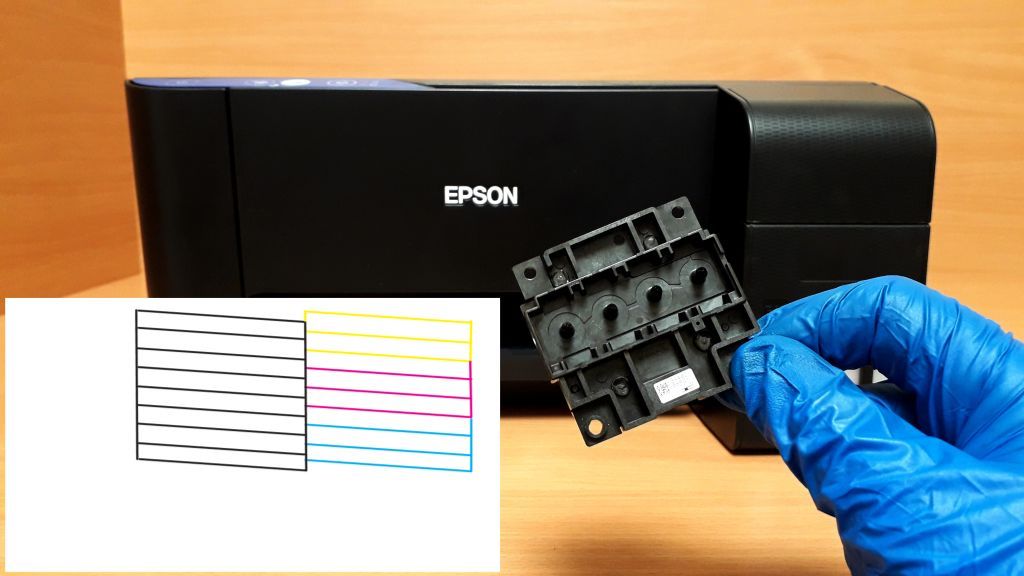 КАК ПРОМЫТЬ ПЕЧАТАЮЩУЮ ГОЛОВКУ ПРИНТЕРА EPSON L1210, L3210, L3250, L3256, L5290