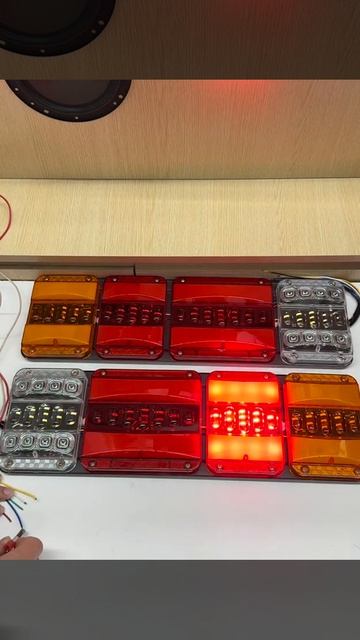 Фонарь задний грузовой 24 вольт 450x135мм 2 штуки STP-15