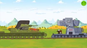 Мини-серии - мультики про танки. КВ-6 против монстр Гибрид