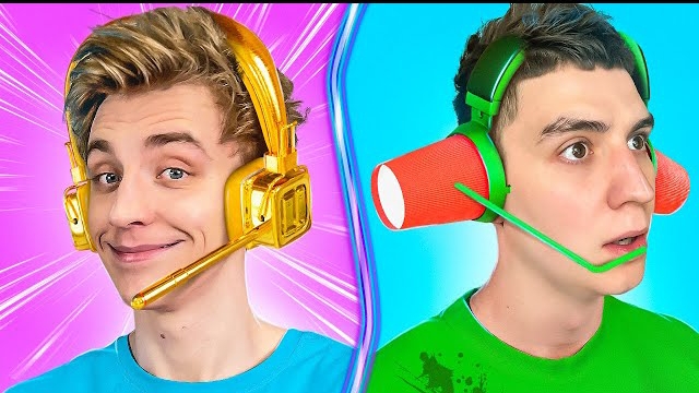 Ультра БОГАТЫЙ Vs Ультра БЕДНЫЙ ГЕЙМЕР ! Влад Бумага А4 Видео Влада Влад а4 Бумага а4 А 4