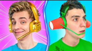 Ультра БОГАТЫЙ vs Ультра БЕДНЫЙ ГЕЙМЕР ! Влад Бумага А4 Видео Влада Влад а4 Бумага а4 А 4