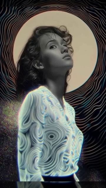 Волнистая девушка