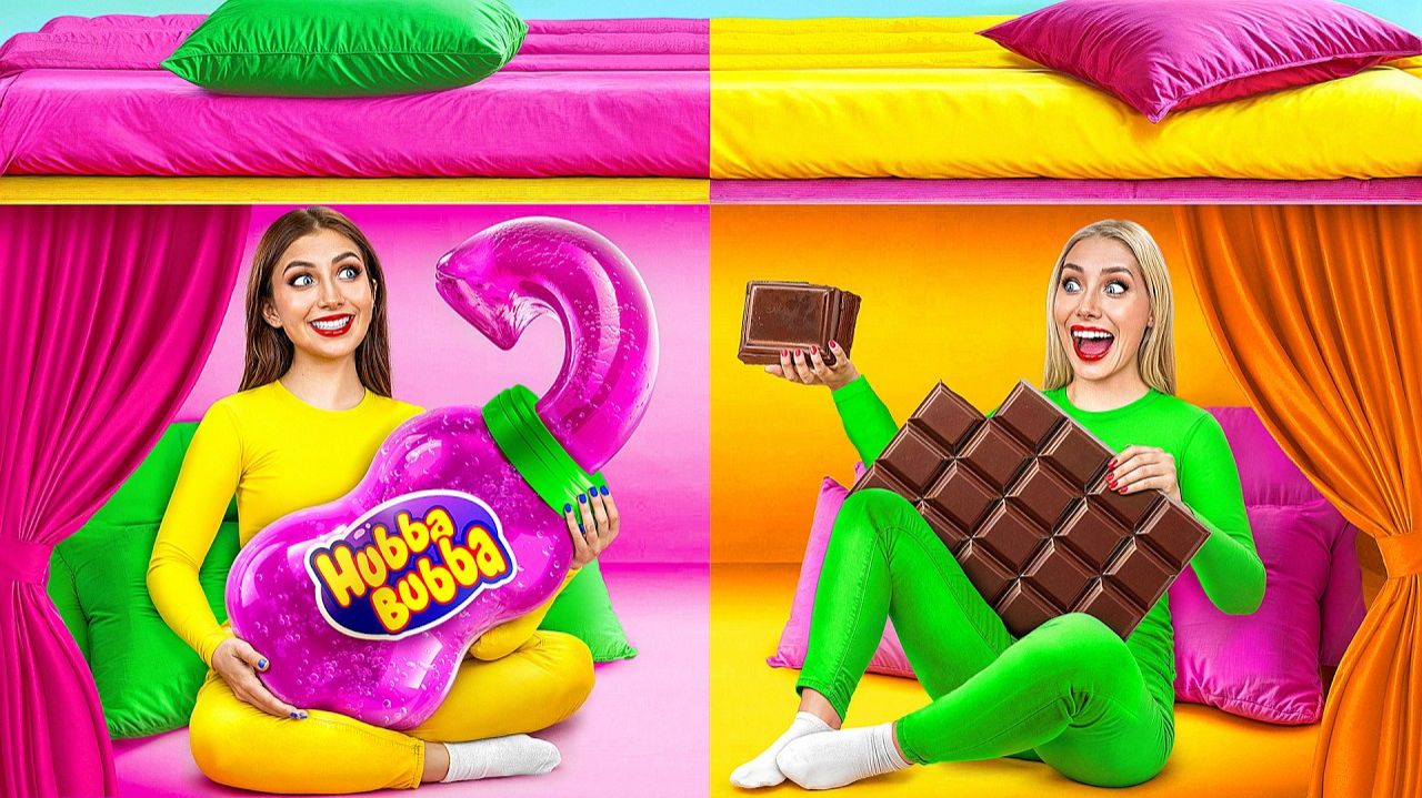 Секретный Домик Под Кроватью  Смешные Cитуации от Jelly DO Challenge