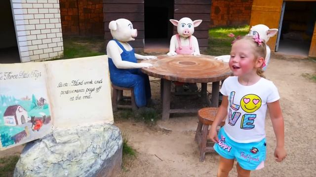 Сказки для детей в развлекательном парке Влог от Насти