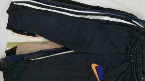 43165 Спорт штаны хб Jog pants, секонд (extra) оптом