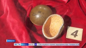 Уникальные артефакты с передовой представили на Аллее Героев в Кемерове