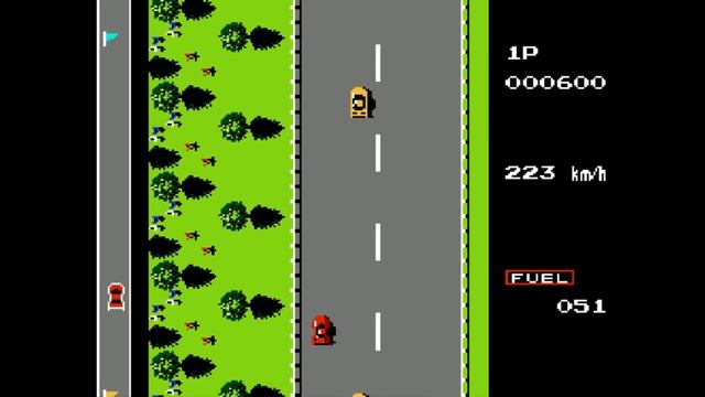 Road Fighter | Игра на Денди